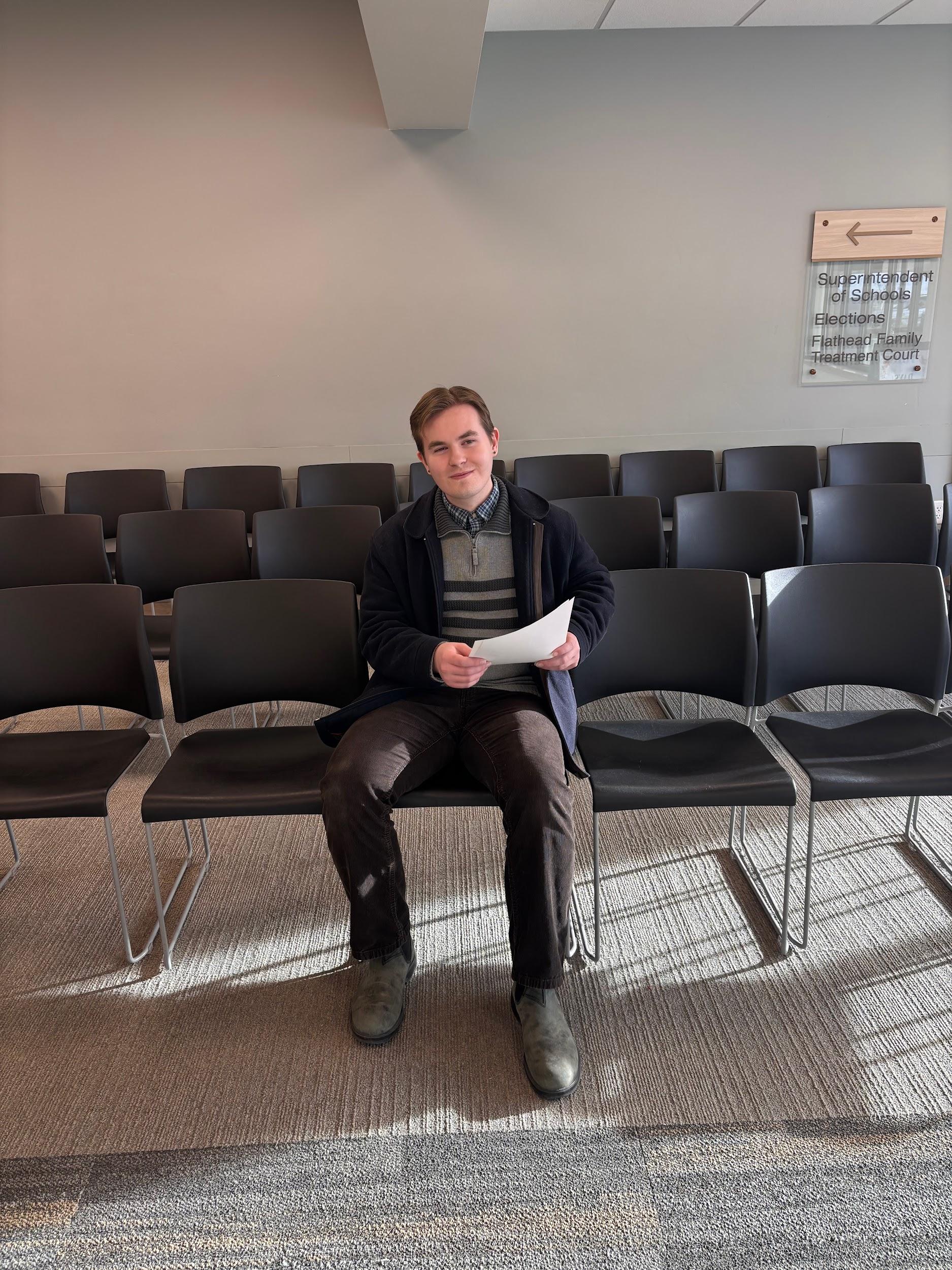 Colton Little filing for candidacy